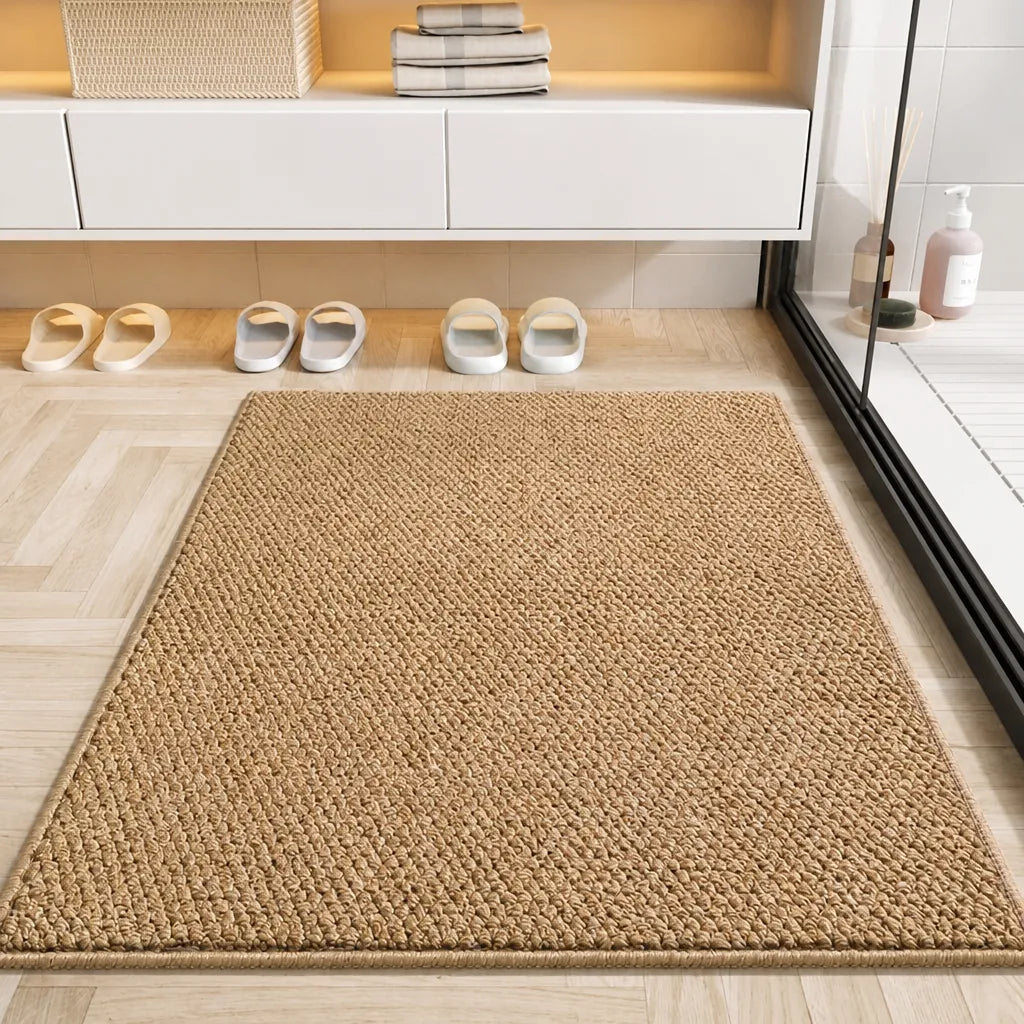 Nestriva - Woven Texture Indoor Outdoor Doormat - Brown