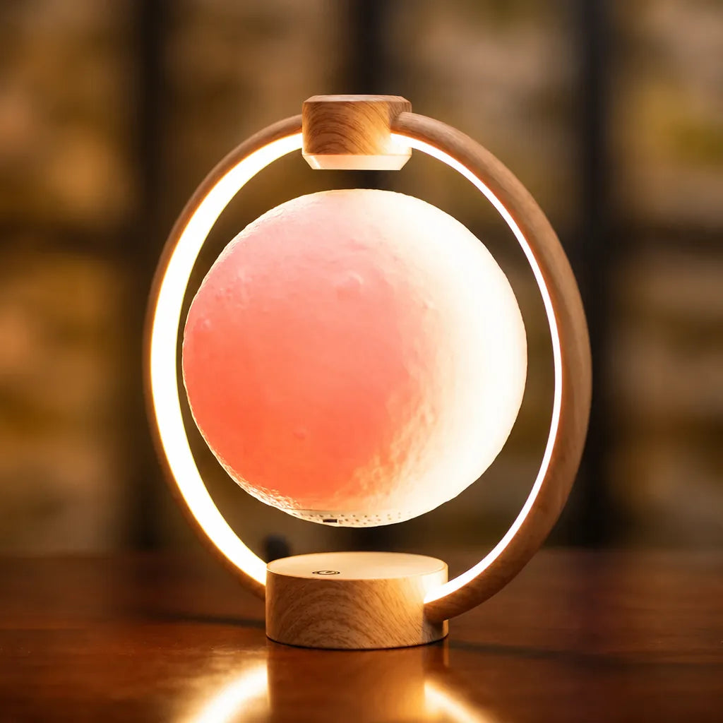 Lunova - Levitating Moon LED Bluetooth Speaker
