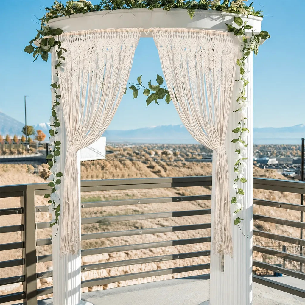 Knotara - Boho Macramé Doorway Room Divider Curtain