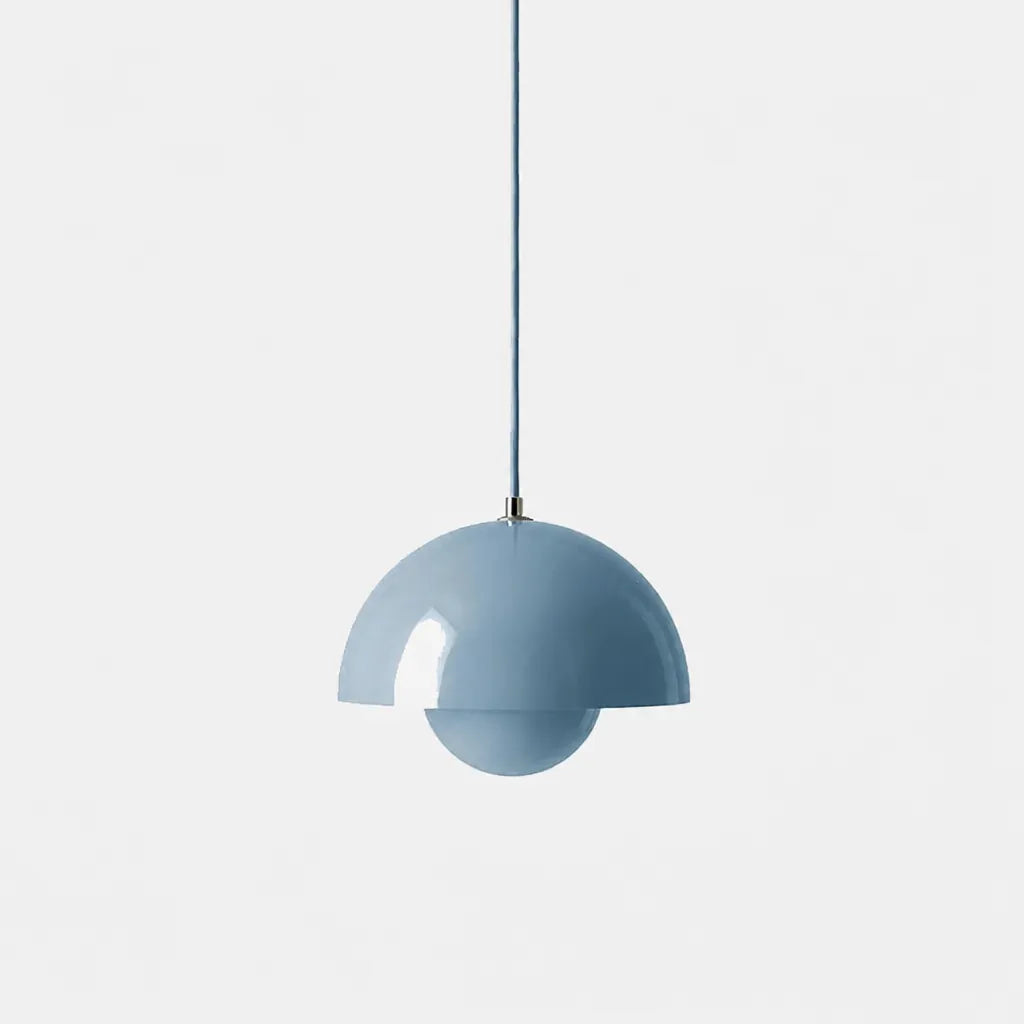 Domvara - Retro Dome Pendant Ceiling Light Fixture - Blue