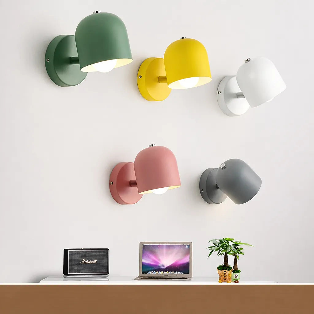 Lumavel - Adjustable Dome Wall Light Nordic Accent - Yellow