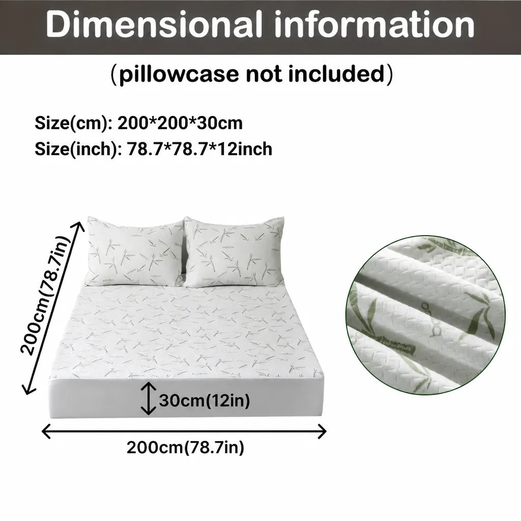 Cooleva - Fitted Mattress Cover Topper Cooling Quilted