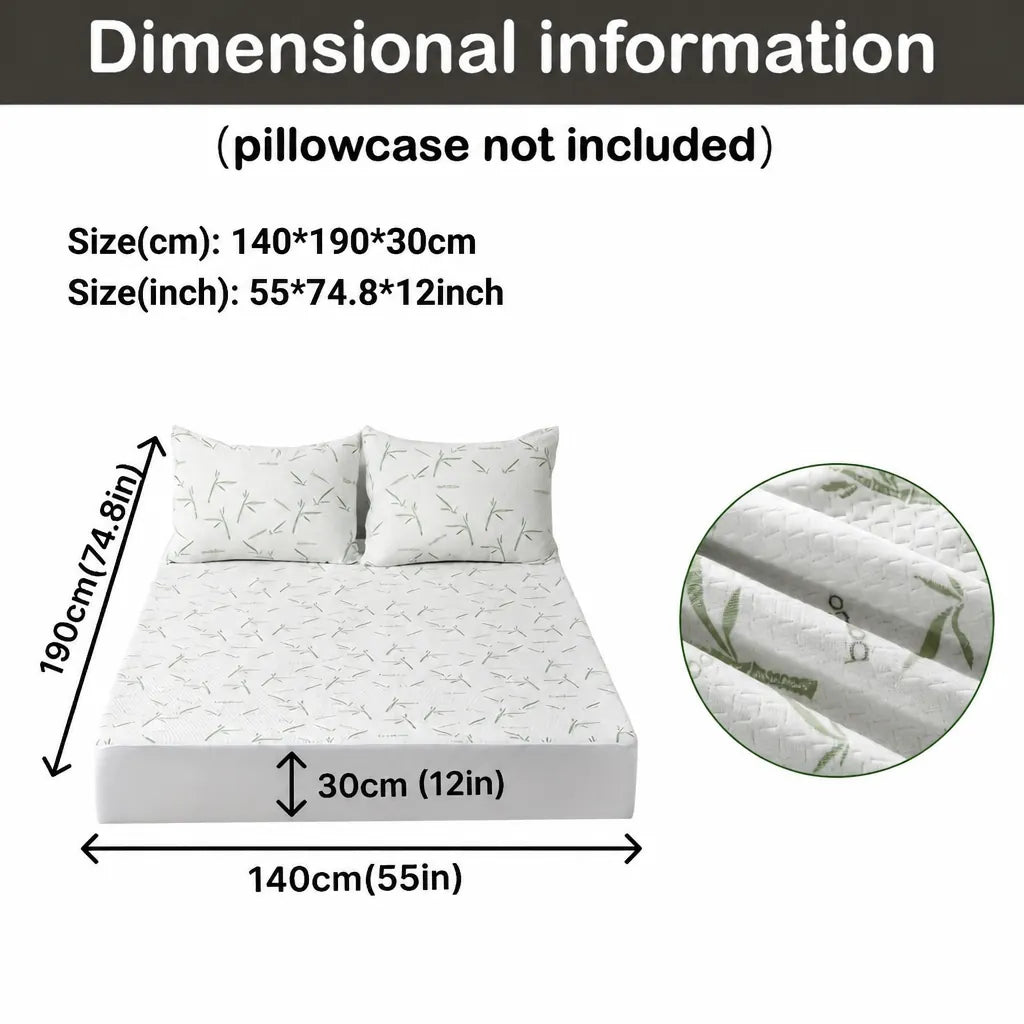 Cooleva - Fitted Mattress Cover Topper Cooling Quilted