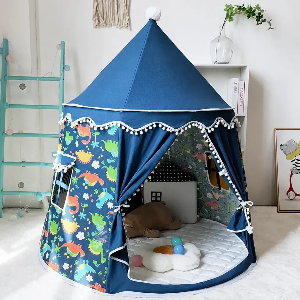 Castelia - Princess Play Tent for Children Indoor - Blue