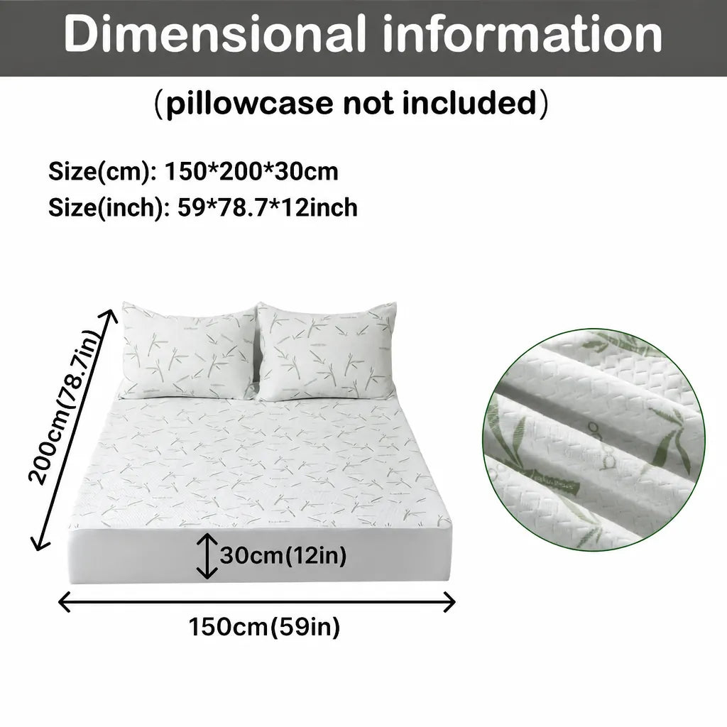 Cooleva - Fitted Mattress Cover Topper Cooling Quilted