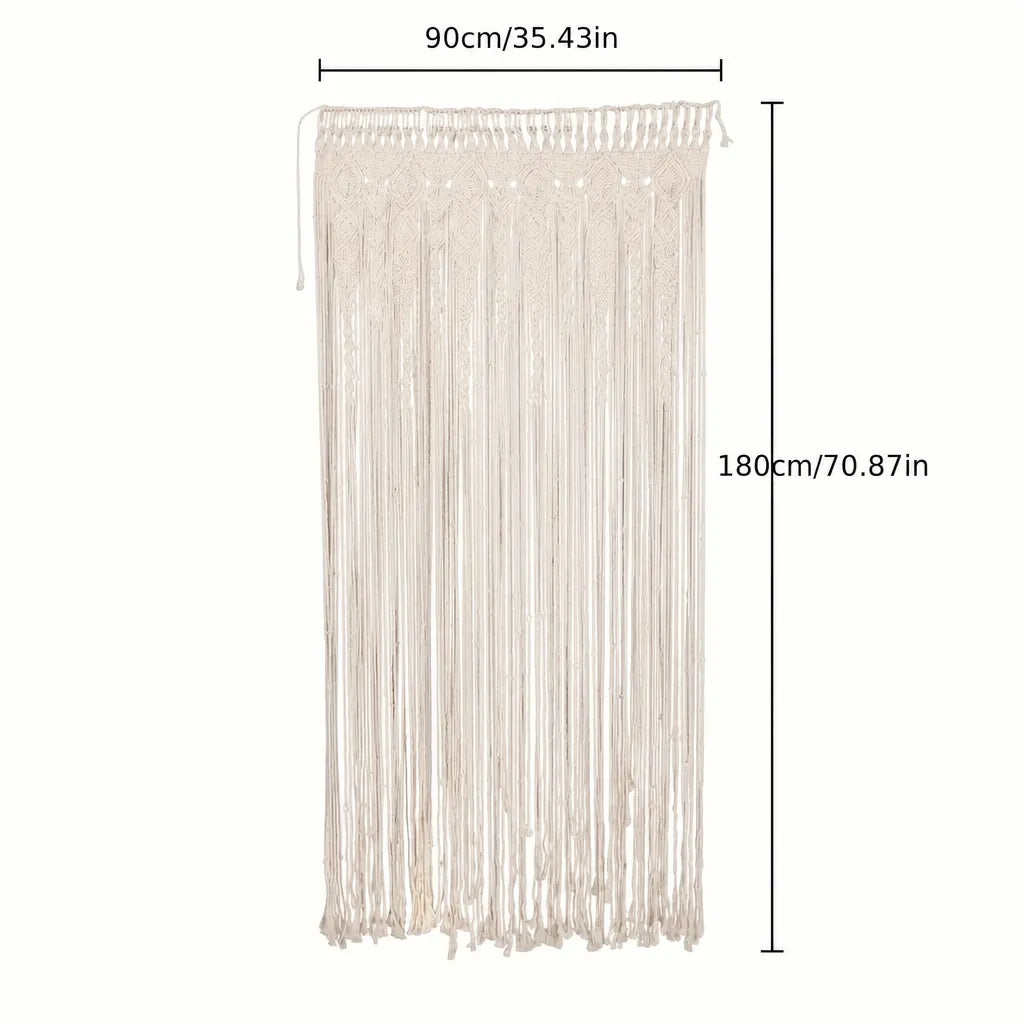 Knotara - Boho Macramé Doorway Room Divider Curtain