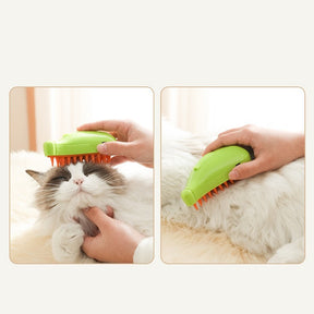 Brosse Vapeur pour Animaux avec Système de Nettoyage à Vapeur