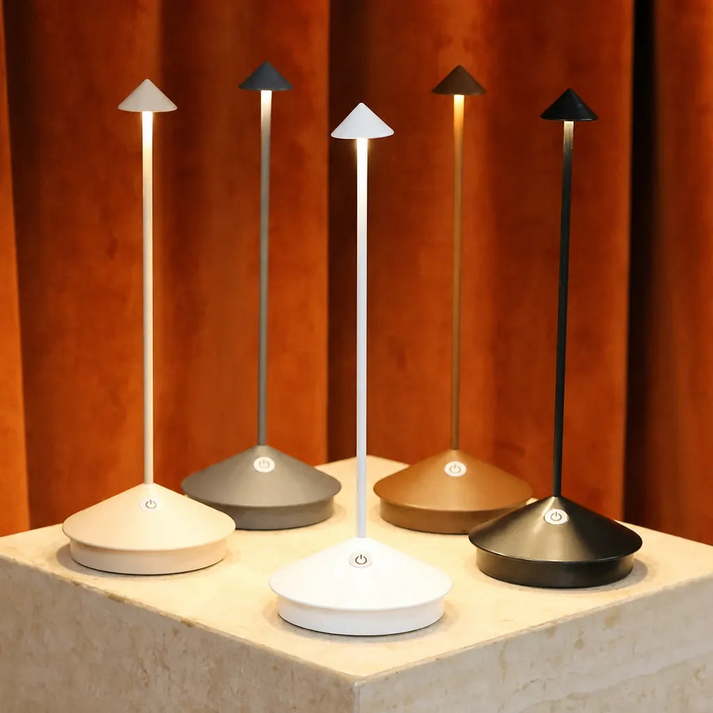 Pinnova - Slim Cordless Dimmable LED Table Lamp - White