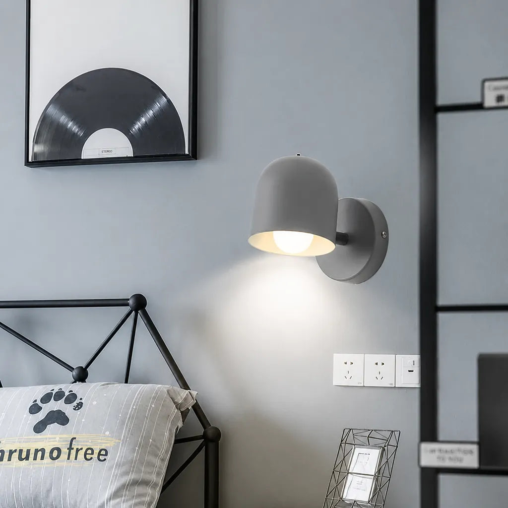 Lumavel - Adjustable Dome Wall Light Nordic Accent - Grey