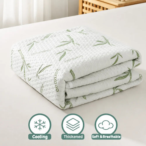Cooleva - Fitted Mattress Cover Topper Cooling Quilted