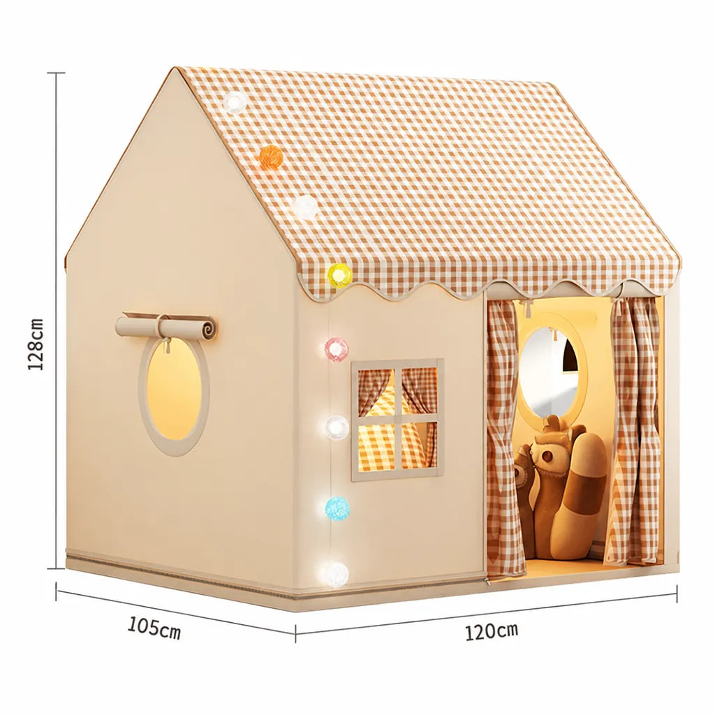 Lumico - Kids Indoor Playhouse Tent with Lights - Pink