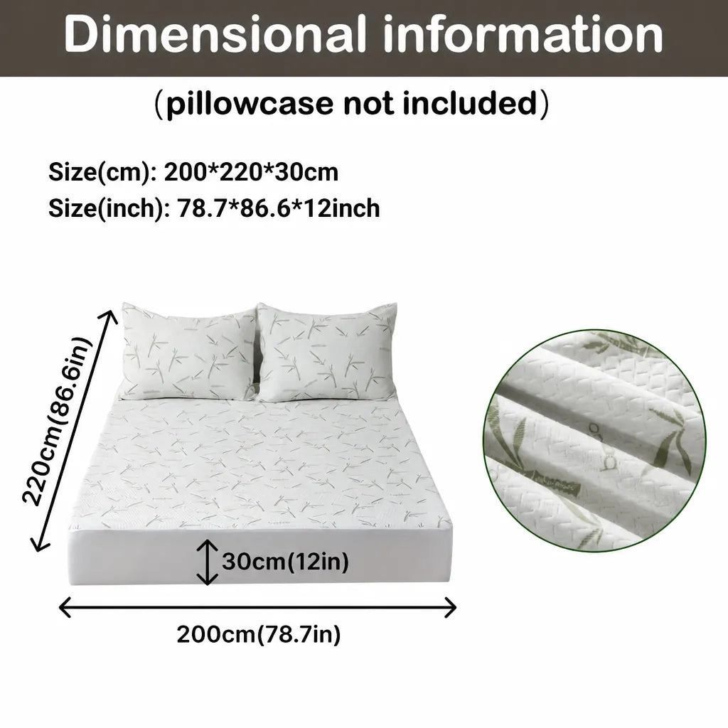 Cooleva - Fitted Mattress Cover Topper Cooling Quilted