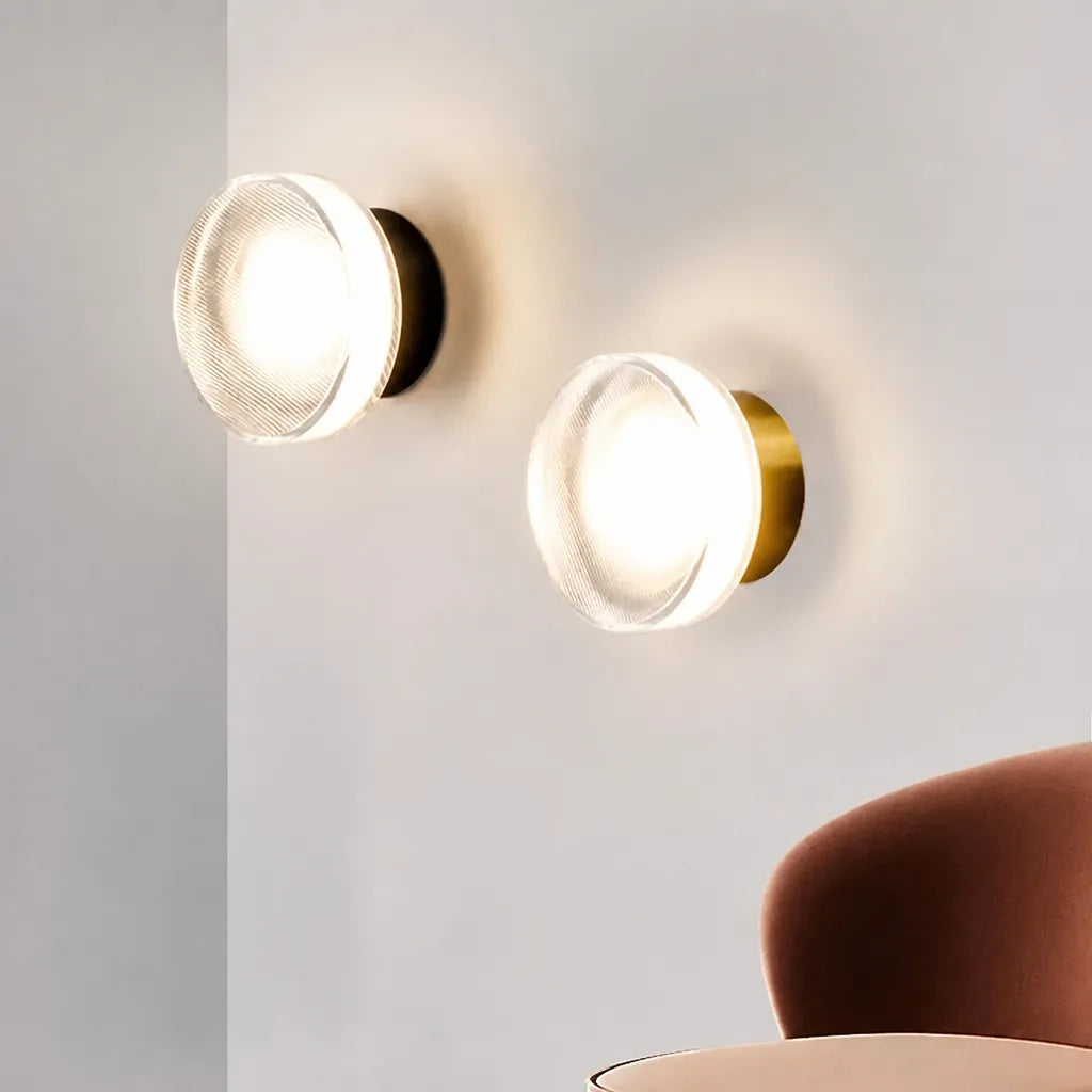 Luminel - Dimmable Flush Mount Round Ceiling Light