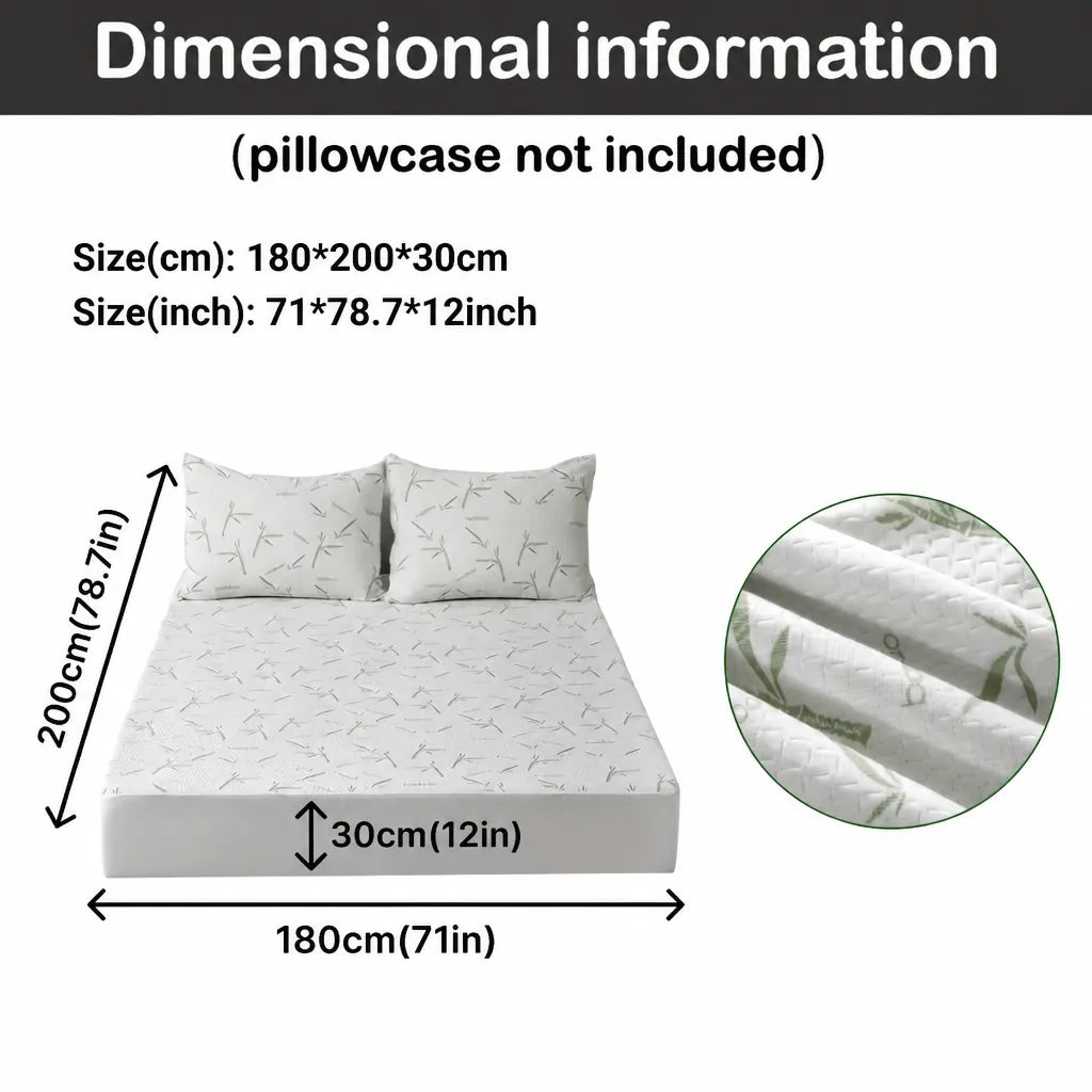 Cooleva - Fitted Mattress Cover Topper Cooling Quilted