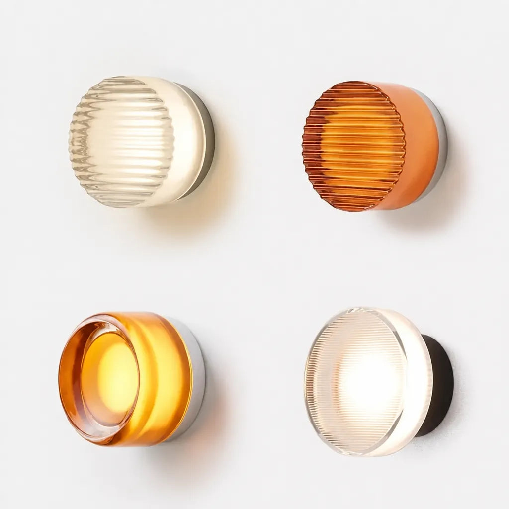 Luminel - Dimmable Flush Mount Round Ceiling Light