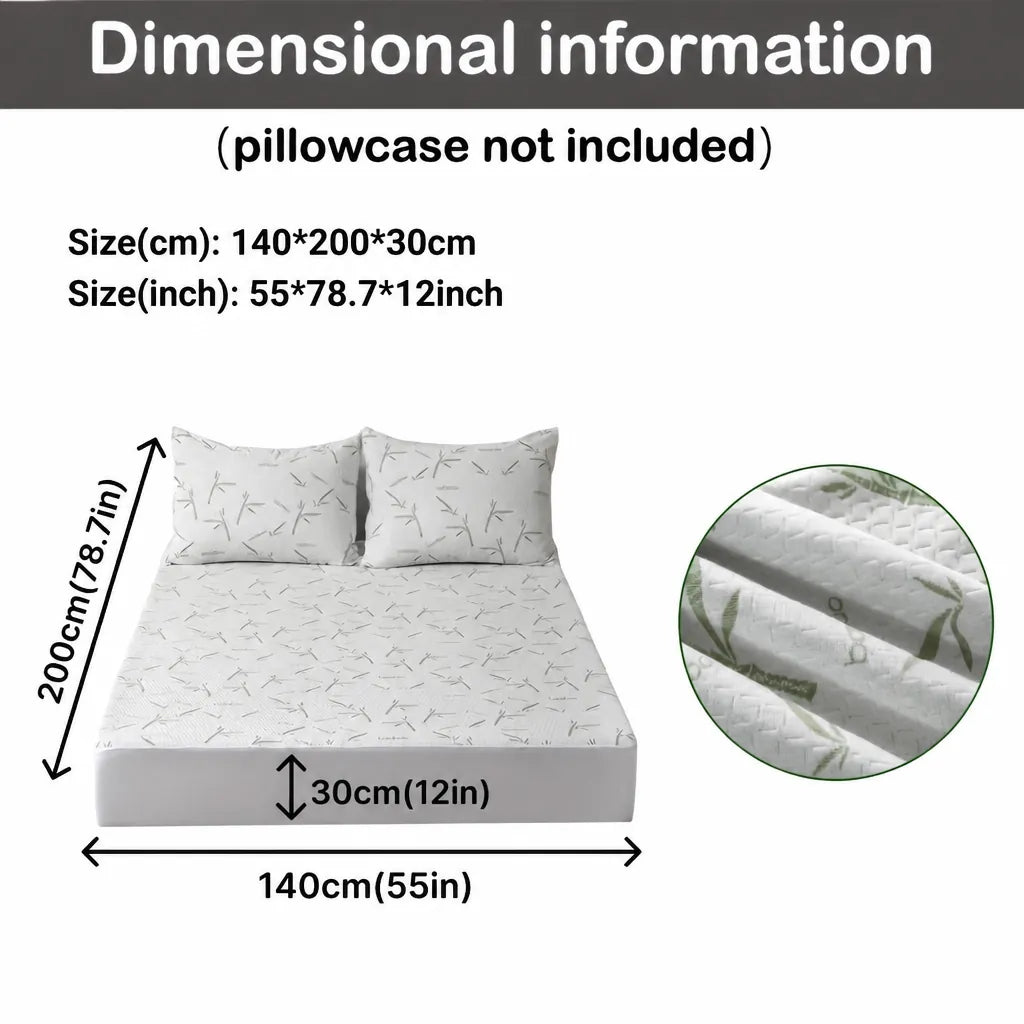 Cooleva - Fitted Mattress Cover Topper Cooling Quilted