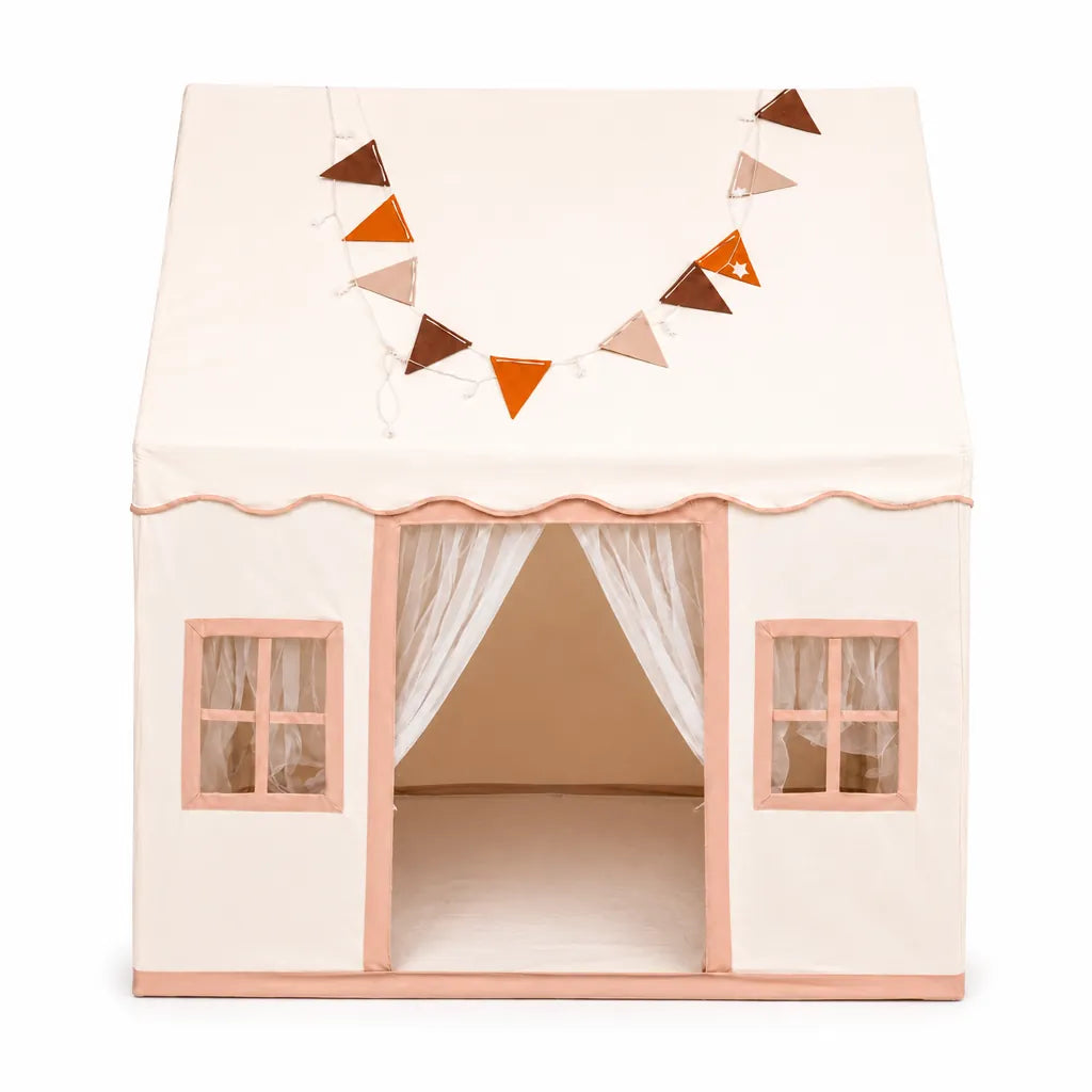 Playori - Kids Indoor Playhouse Tent Foldable - White