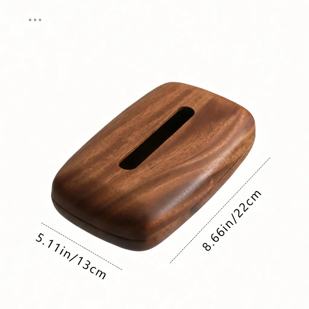 Woodara - Walnut Tissue Box Holder Minimalist