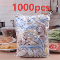 Pack of clear disposable elastic food covers for bowls and plates