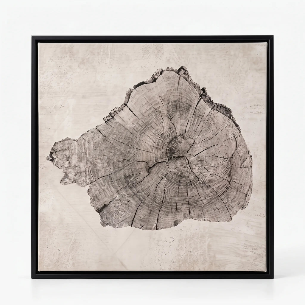 Arborel  - Abstract Tree Ring Interior Wall Art Living Room Decoration