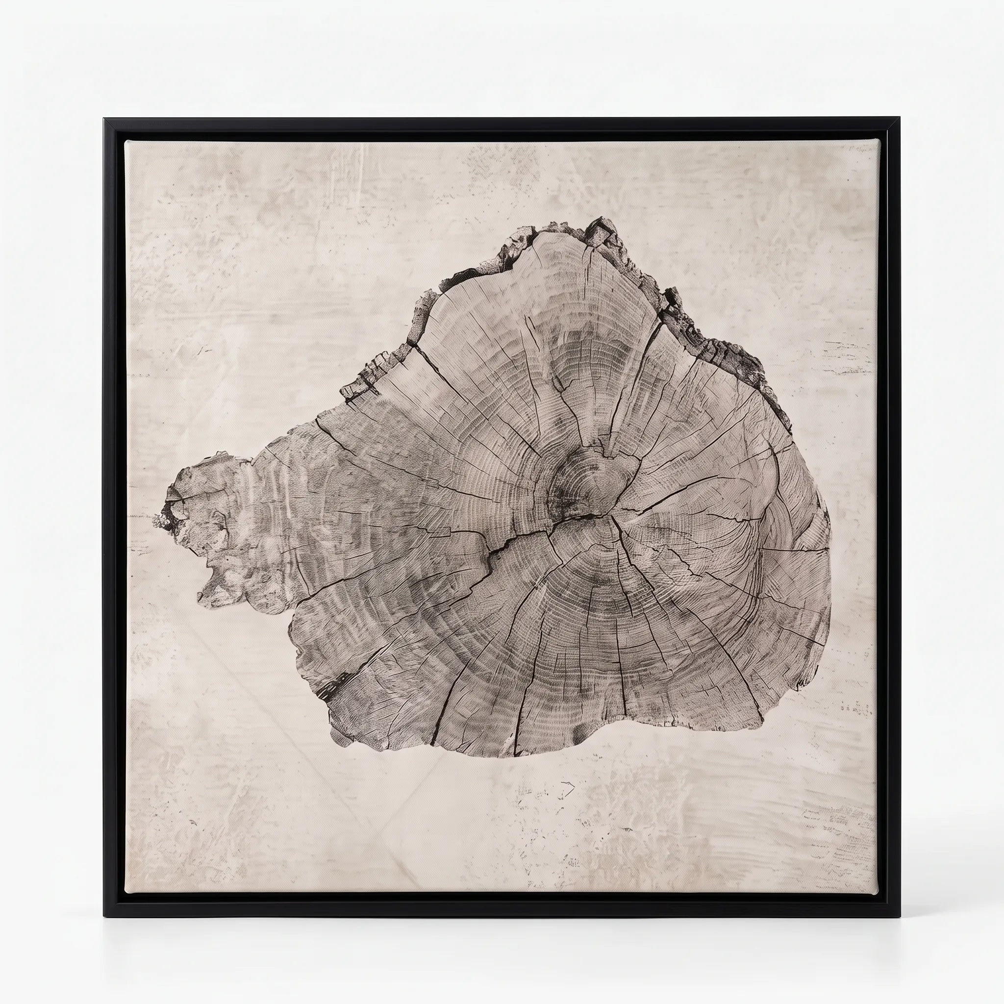 Arborel  - Abstract Tree Ring Interior Wall Art Living Room Decoration