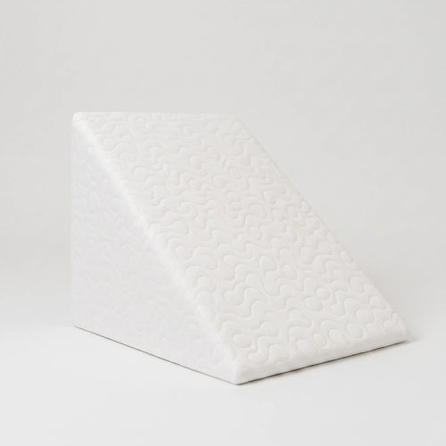 Elevara  - Quilted White Bed Wedge Pillow Upright Bed Reading