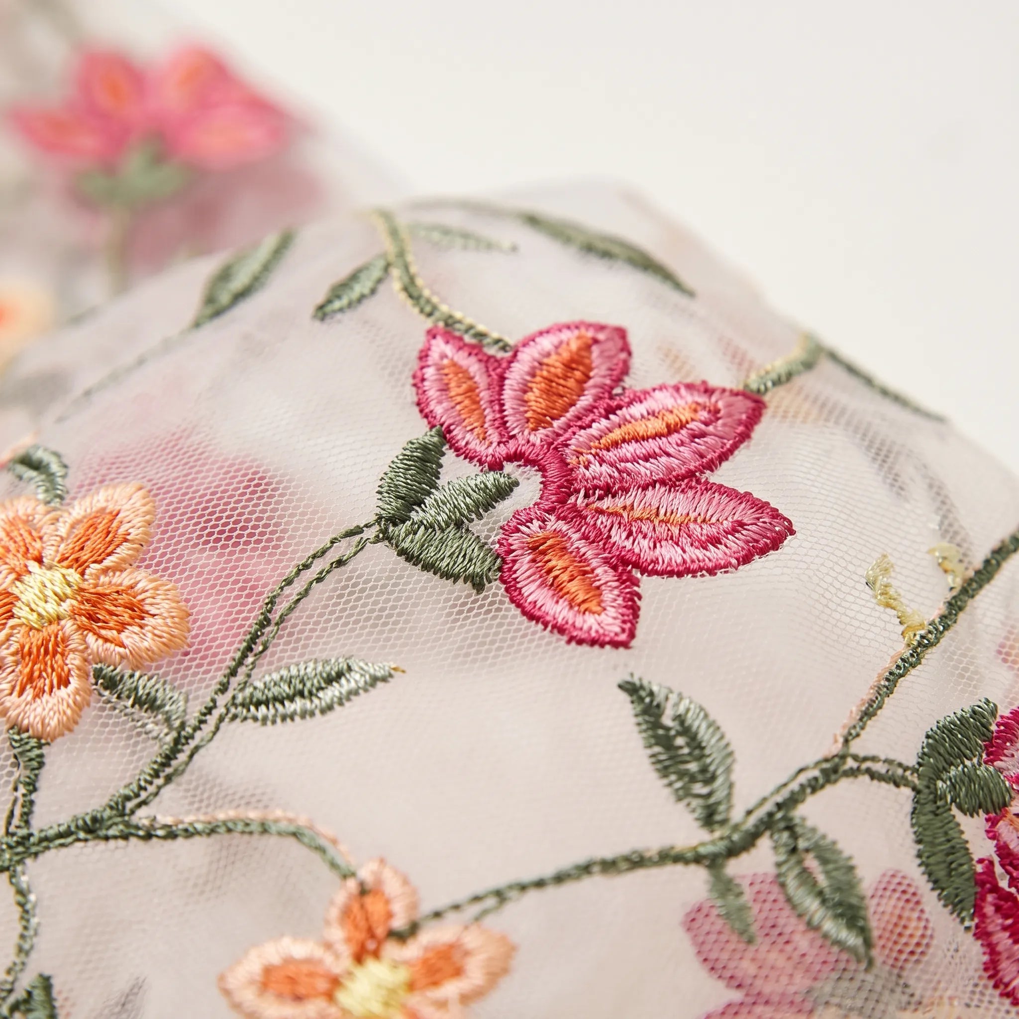 Fleurise  - Embroidered Bishop Sleeve Shift Dress Evening Dinners