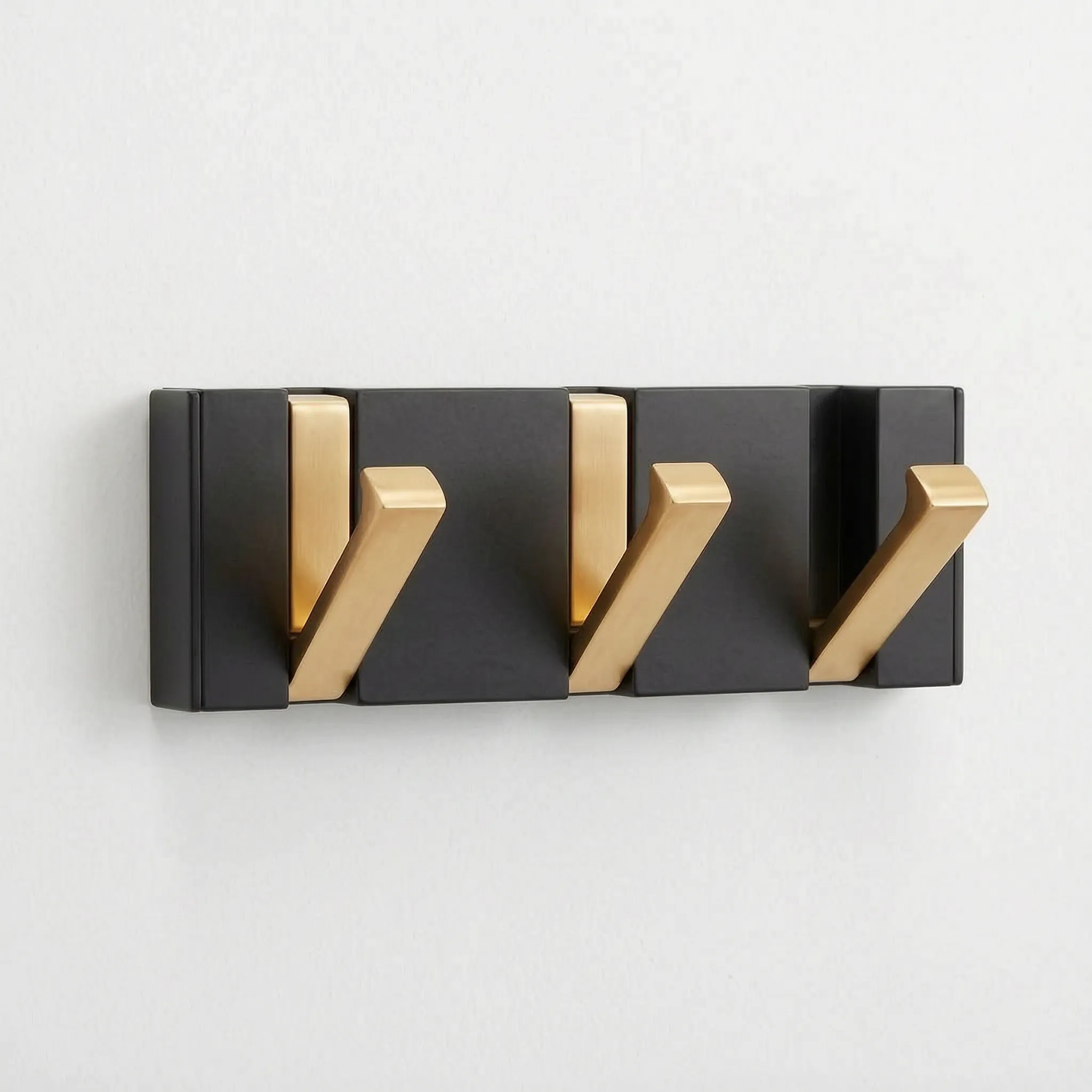 Foldara  - Modern Geometric Folding Coat Hook Rail Hanging Heavy Coats