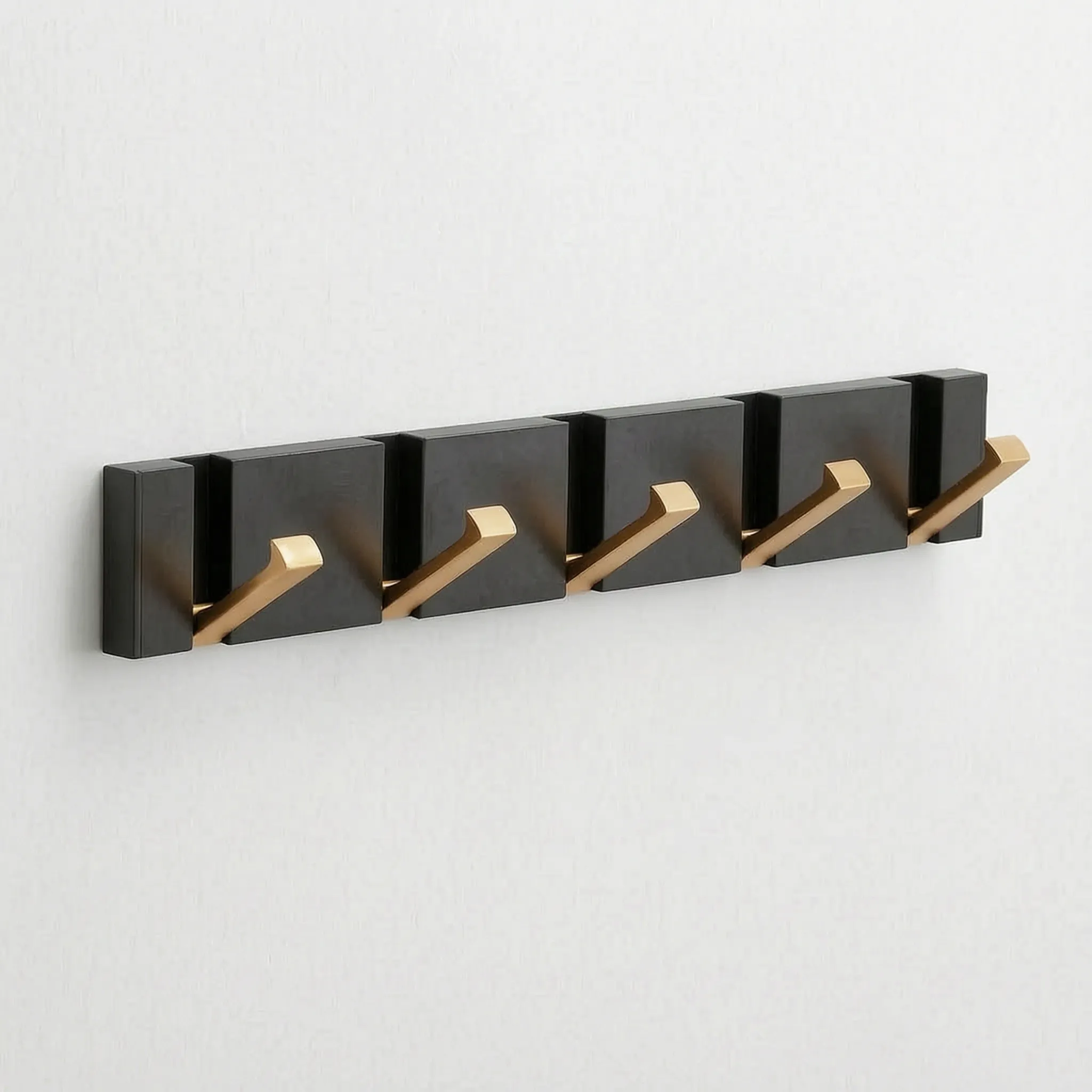 Foldara  - Modern Geometric Folding Coat Hook Rail Hanging Heavy Coats