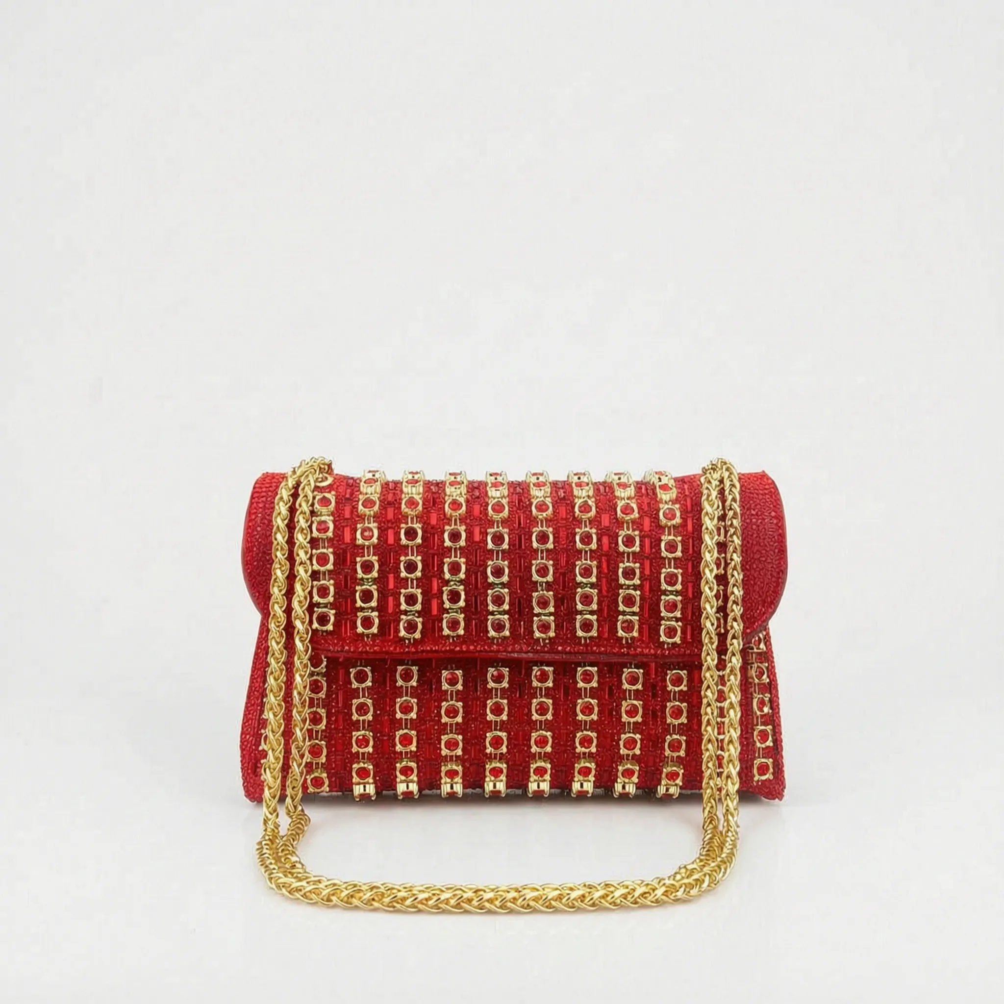 Glimmera  - Embellished Flap Shoulder Bag Evening Events