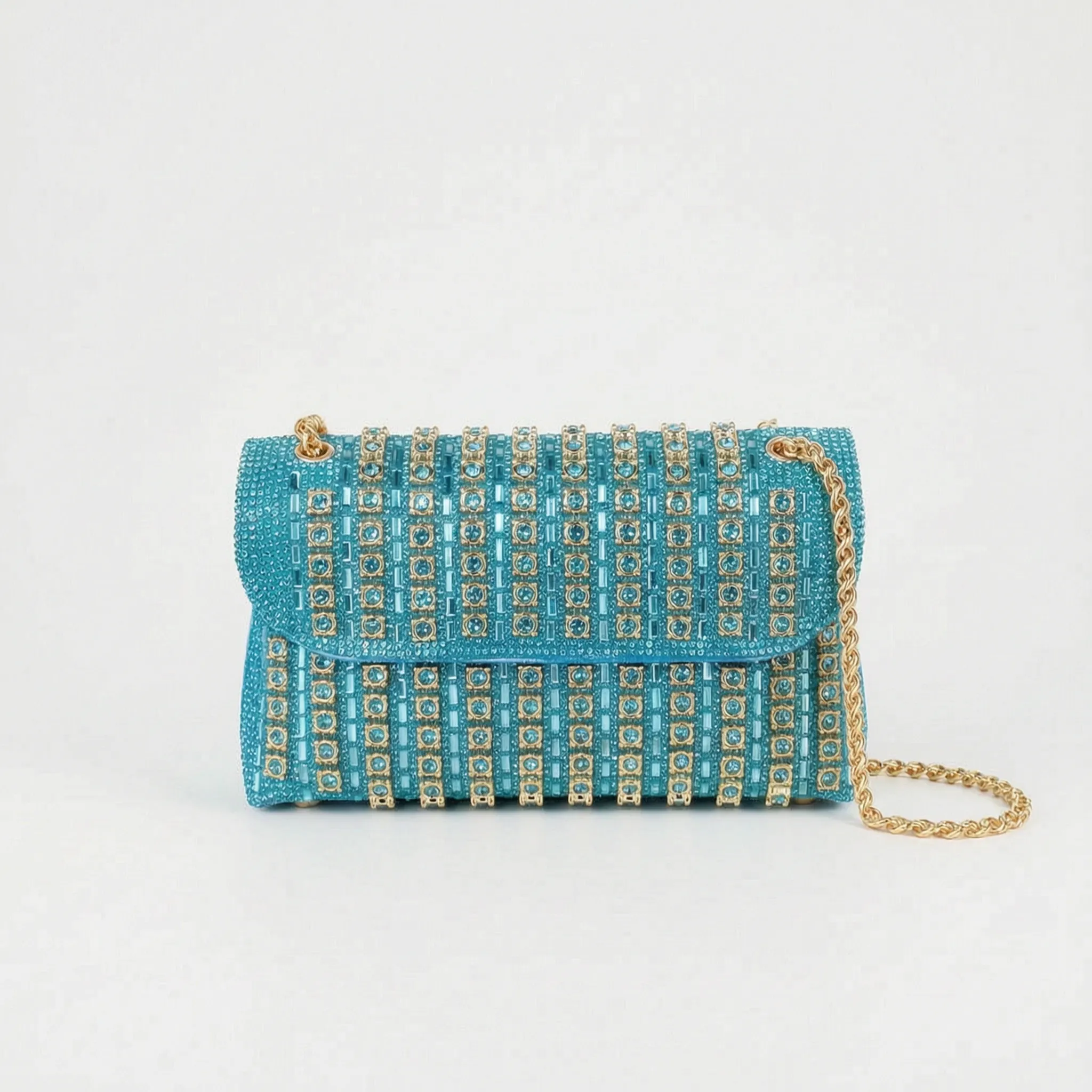 Glimmera  - Embellished Flap Shoulder Bag Evening Events