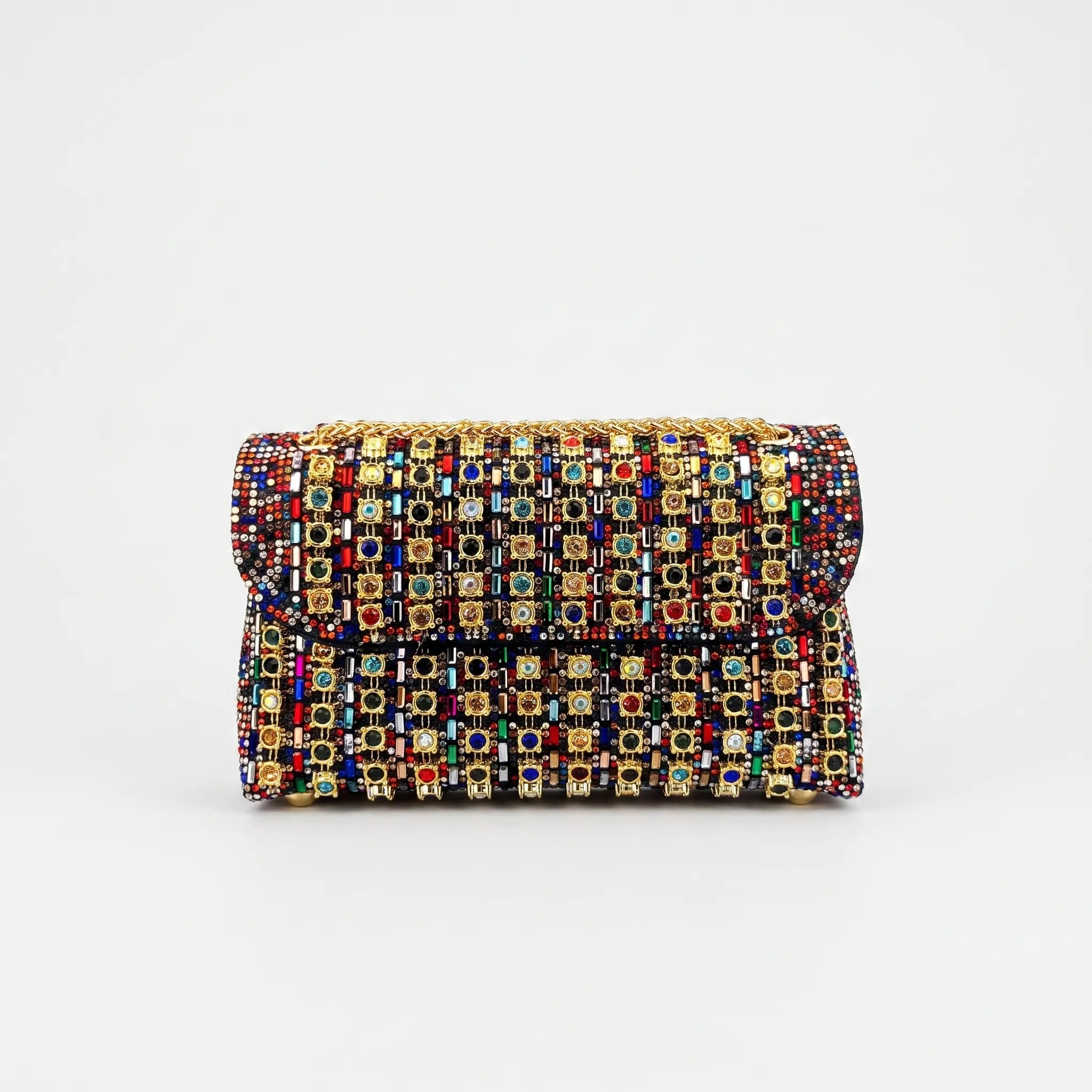 Glimmera  - Embellished Flap Shoulder Bag Evening Events