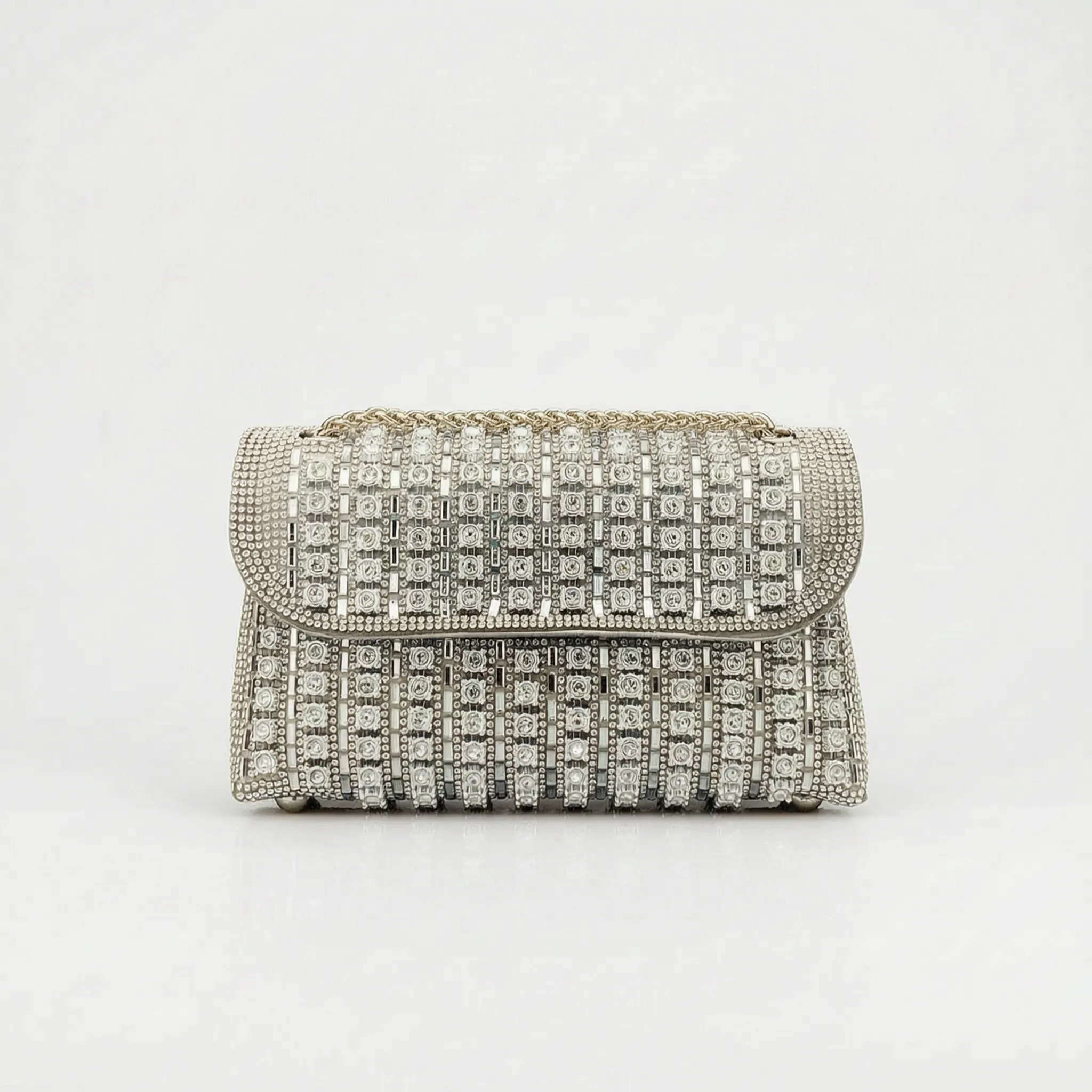 Glimmera  - Embellished Flap Shoulder Bag Evening Events