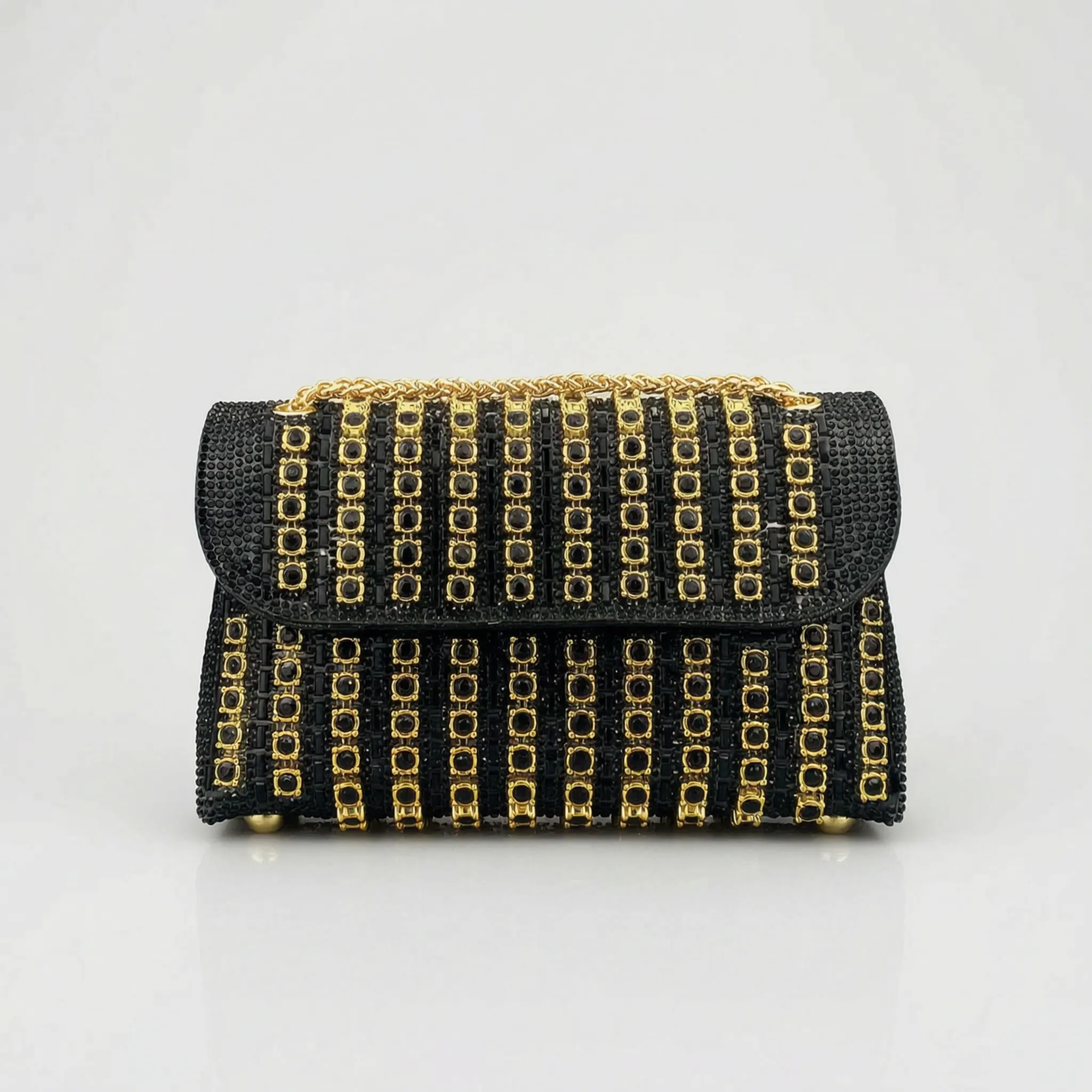 Glimmera  - Embellished Flap Shoulder Bag Evening Events