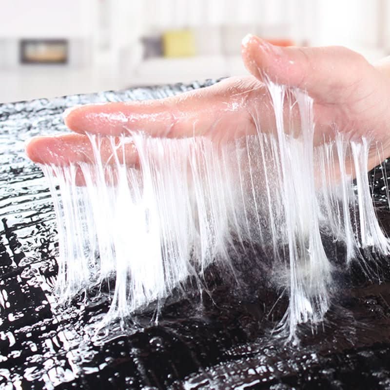Black rectangular rodent control mat with red crossed-out mouse symbol