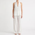 Novarix  - Sleeveless Halter 2-Piece Set Casual Holiday Wear