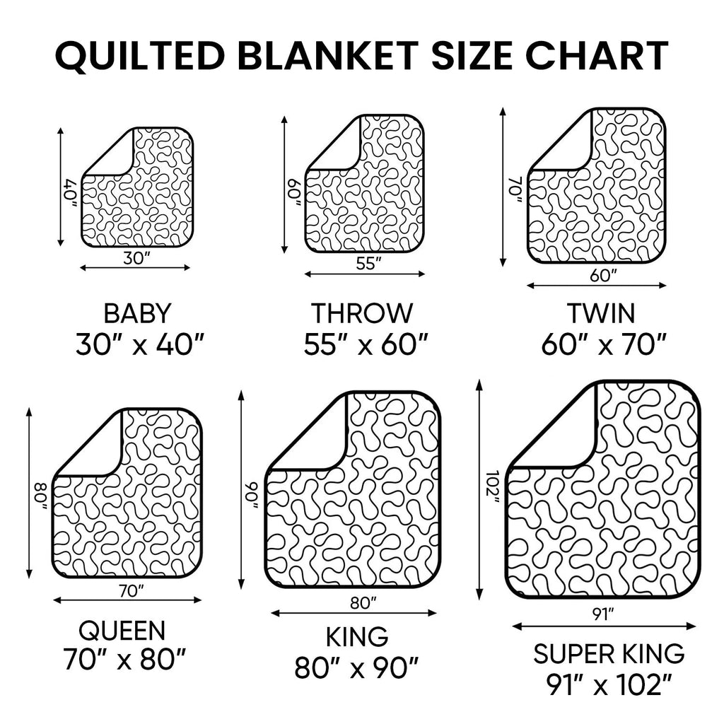 Red, blue and cream quilted patchwork blanket with floral and checked panels