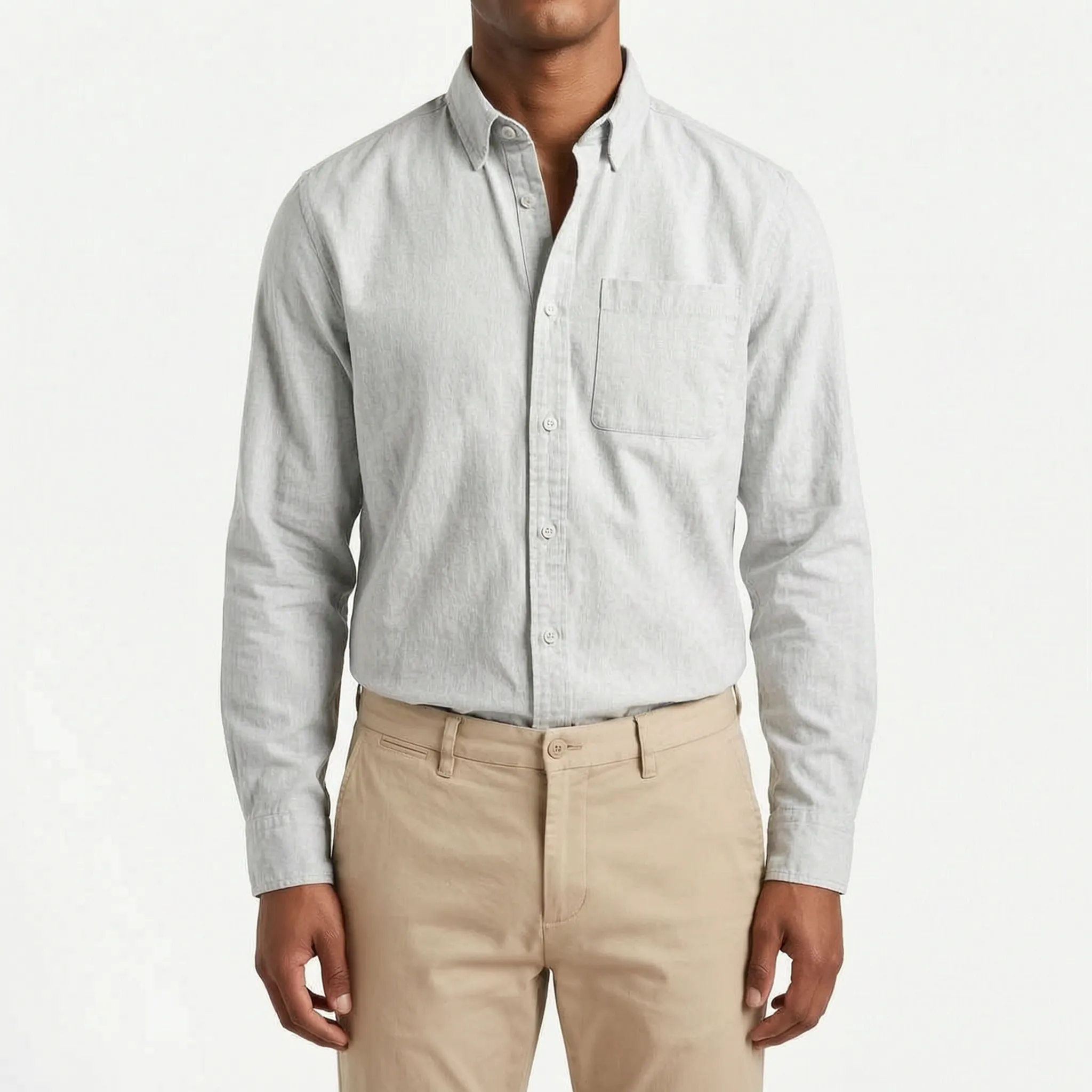 Rovent  - Casual Long-Sleeved Button-Up Shirt Everyday Casual Wear
