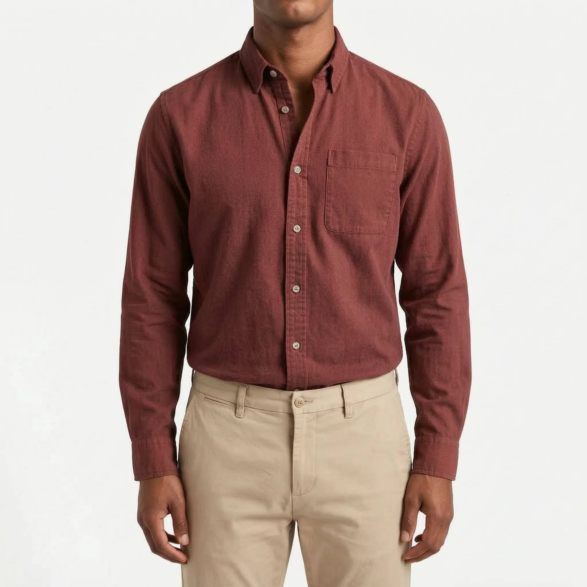 Rovent  - Casual Long-Sleeved Button-Up Shirt Everyday Casual Wear