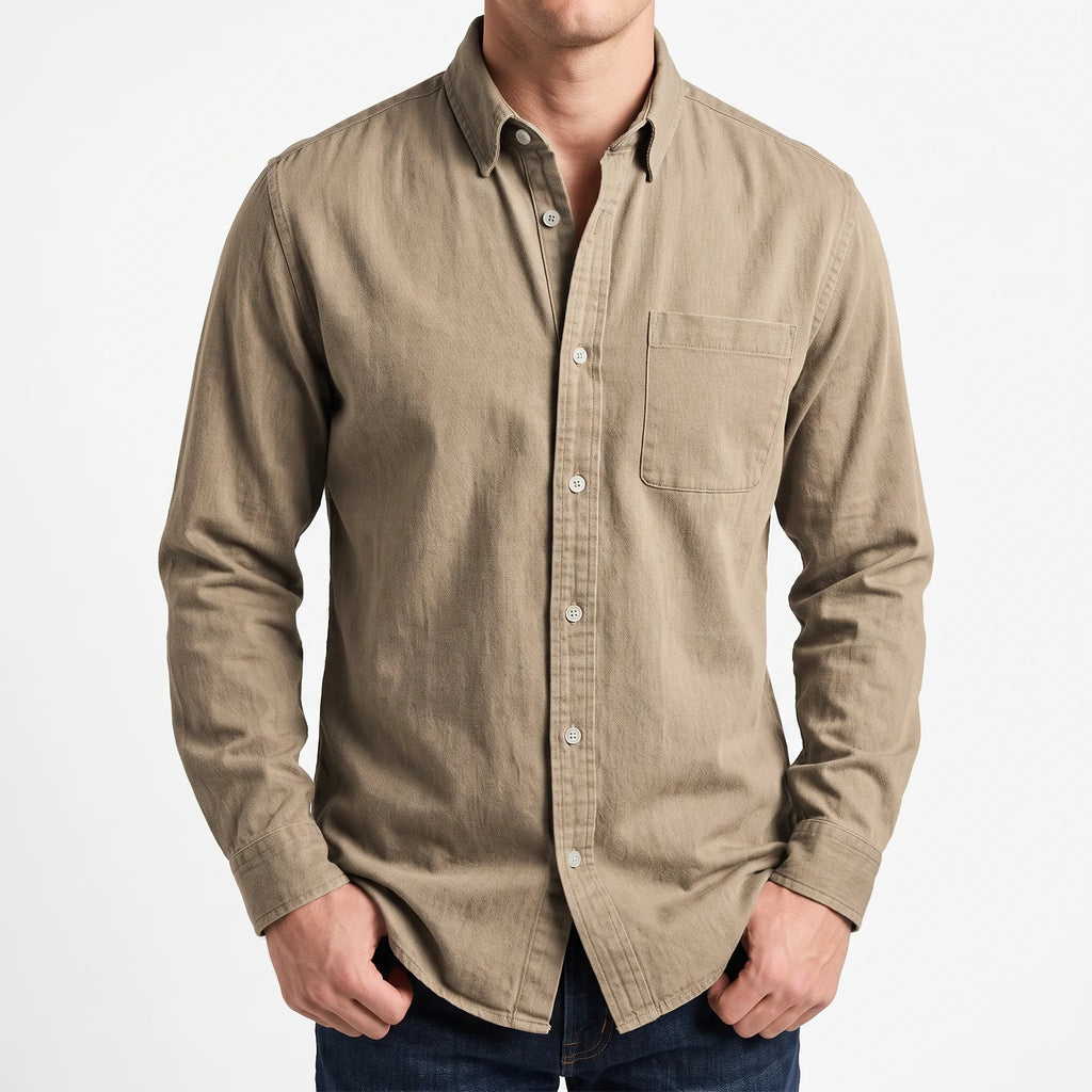 Rovent  - Casual Long-Sleeved Button-Up Shirt Everyday Casual Wear
