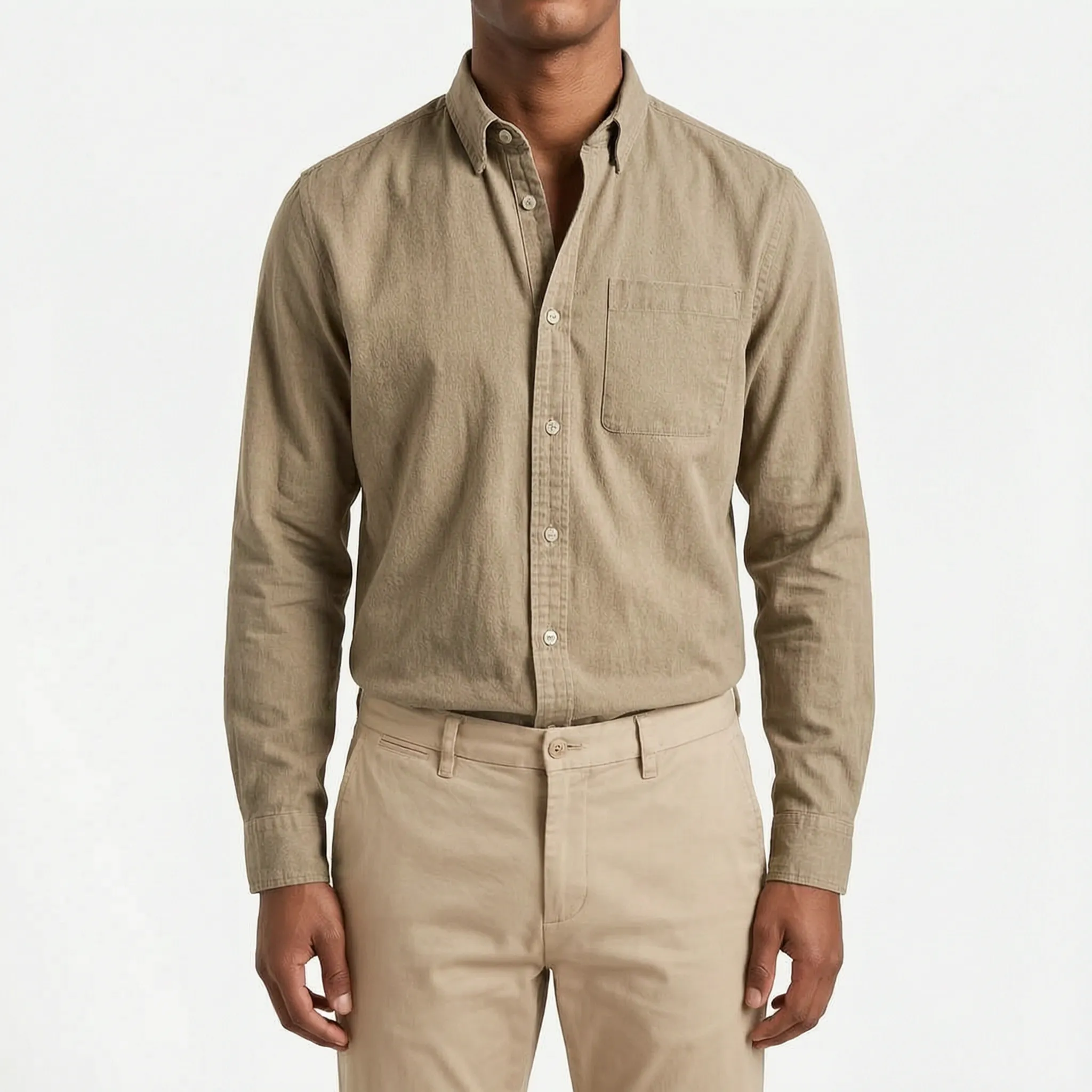 Rovent  - Casual Long-Sleeved Button-Up Shirt Everyday Casual Wear
