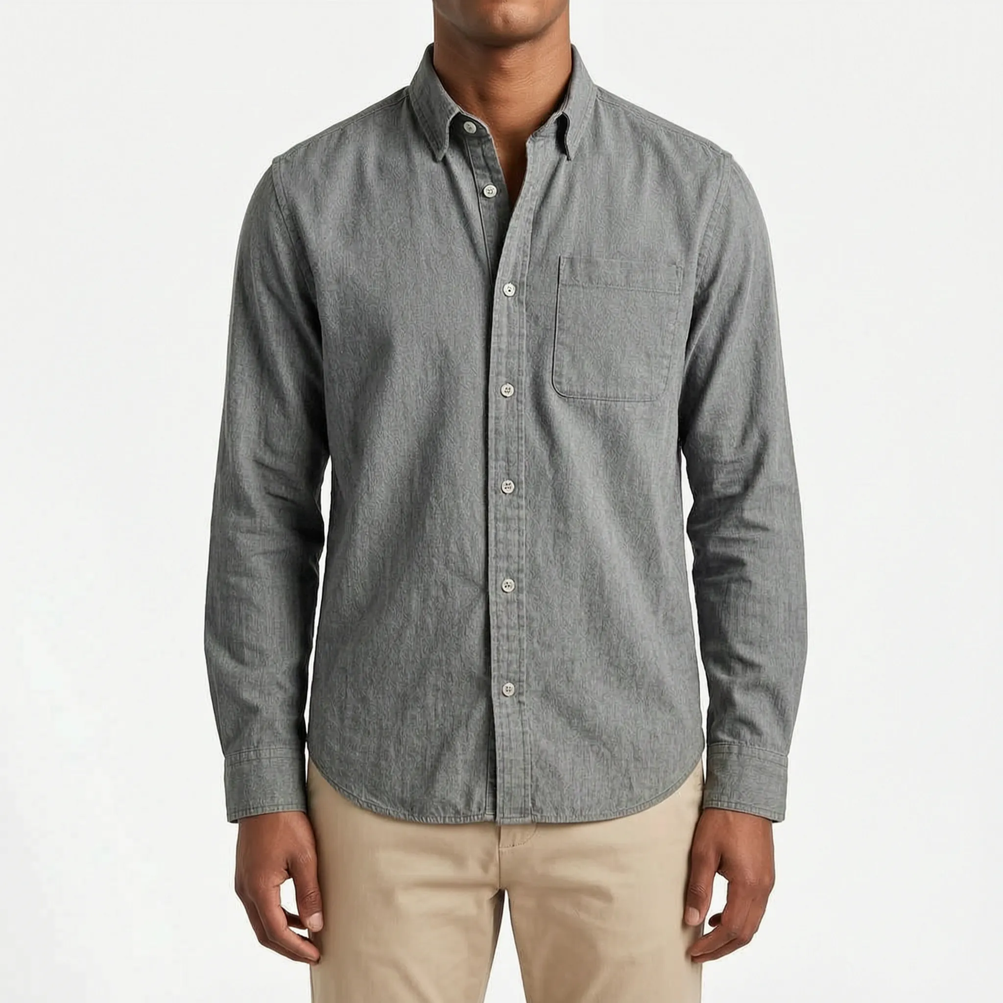 Rovent  - Casual Long-Sleeved Button-Up Shirt Everyday Casual Wear