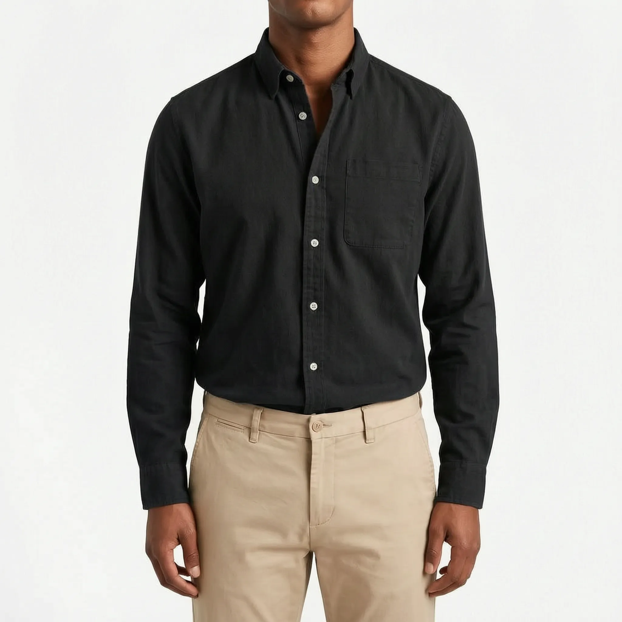 Rovent  - Casual Long-Sleeved Button-Up Shirt Everyday Casual Wear