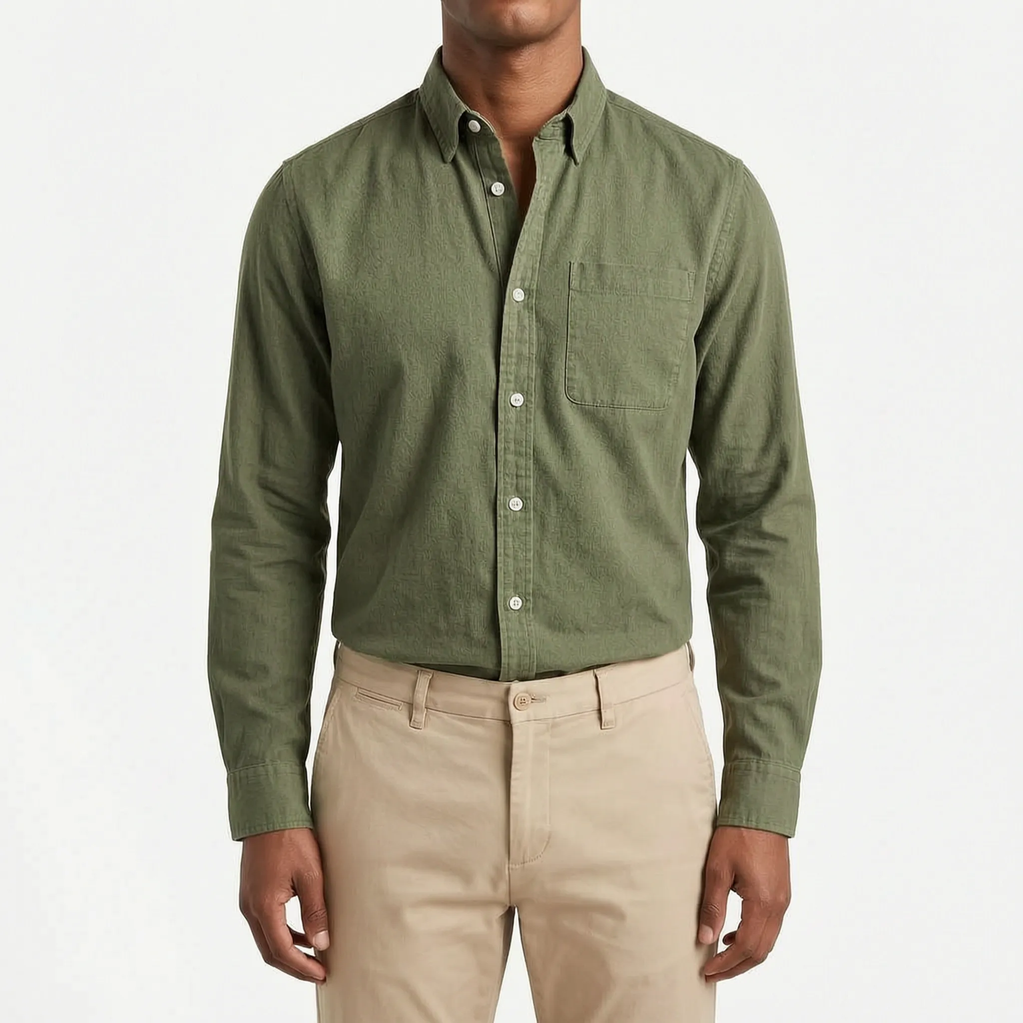 Rovent  - Casual Long-Sleeved Button-Up Shirt Everyday Casual Wear