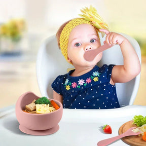 Assiettes pour bébé en silicone sans BPA