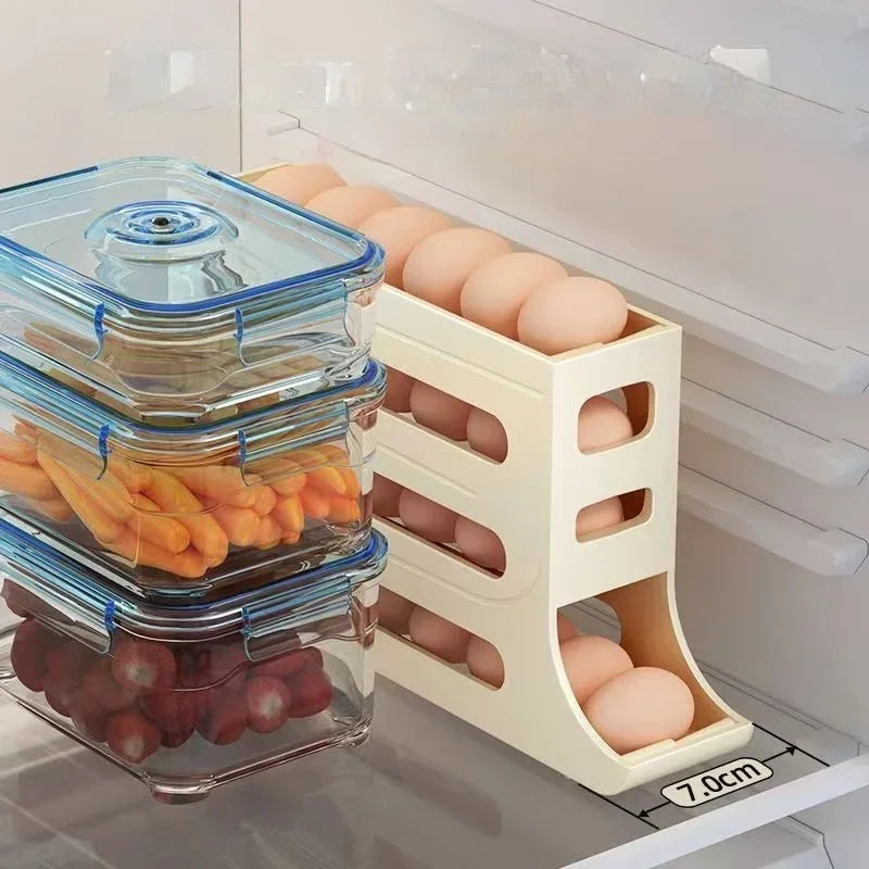 Boîte de rangement pour œufs de qualité alimentaire pour porte de réfrigérateur