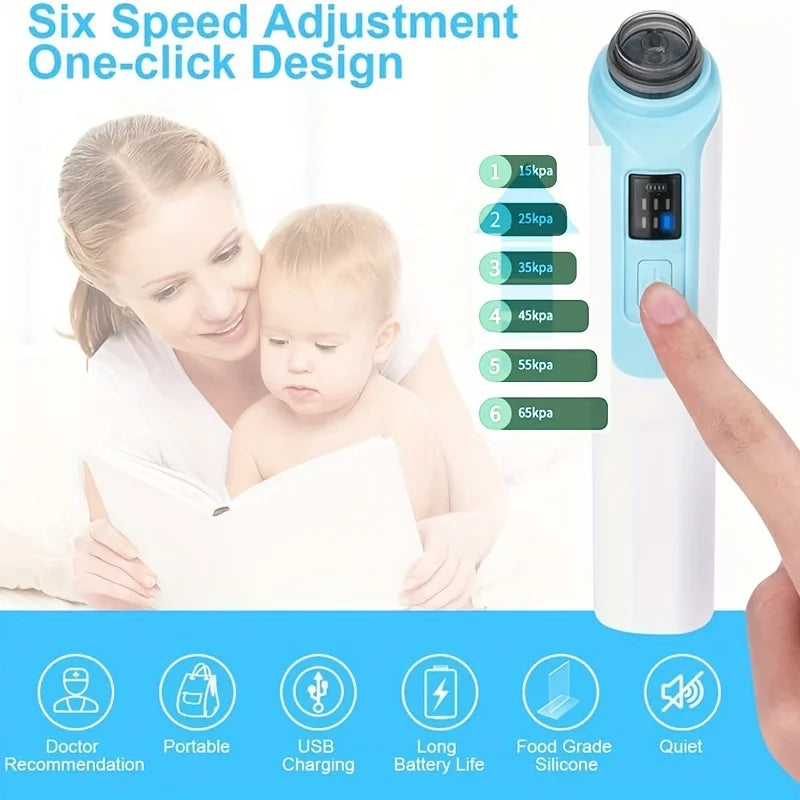 Aspirateur Nasal Électrique Silencieux pour Bébés