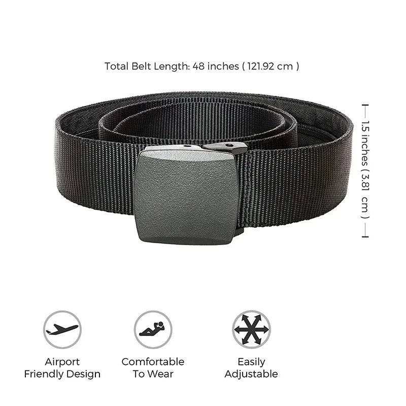 Ceinture tactique pour homme à boucle automatique