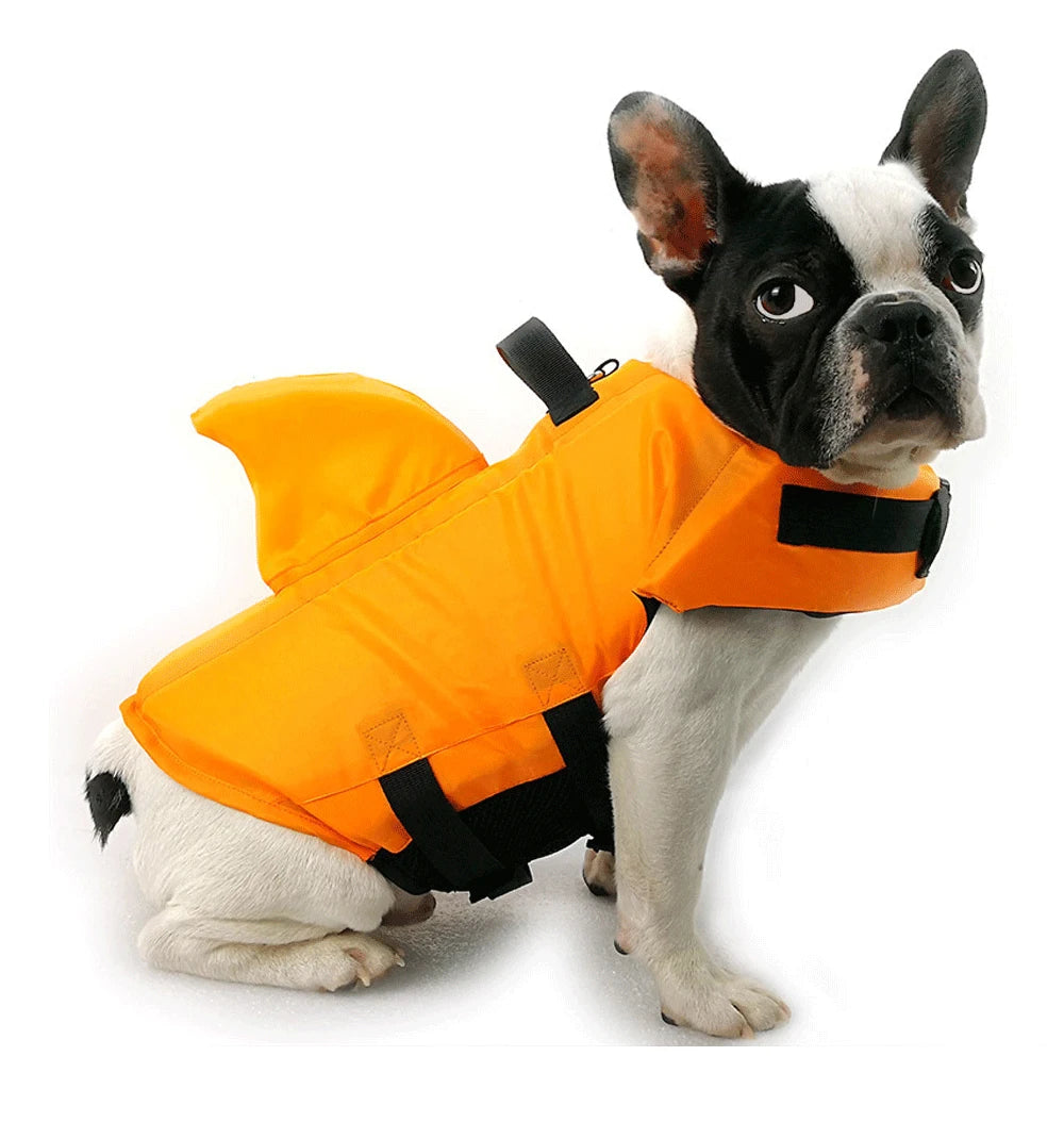 Gilet de Sécurité Style Requin pour Chiens Moyens et Grands