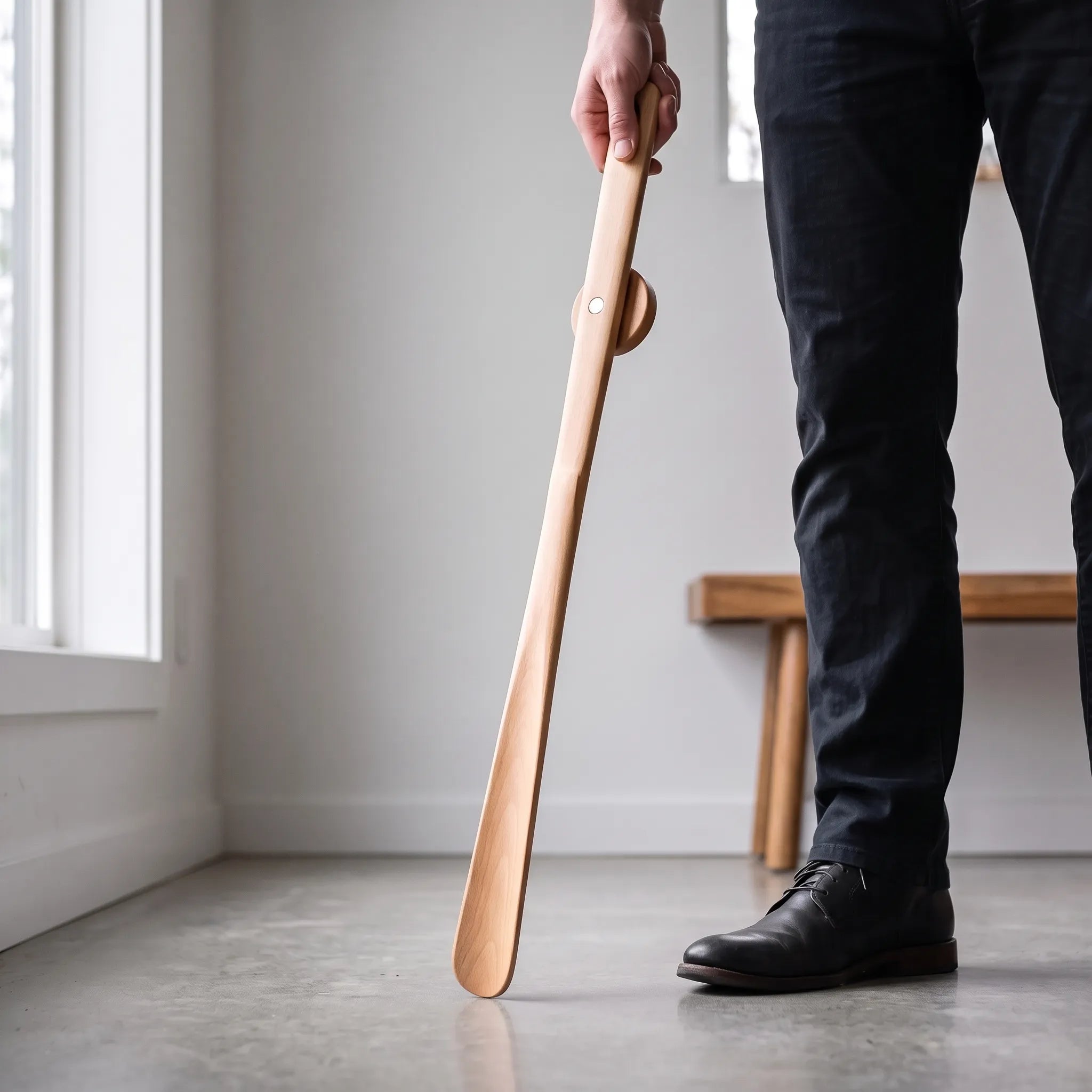 Stepwyn  - Long Handle Shoe Horn Dressing While Standing